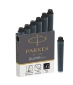 Чернильный мини картридж для перьевой ручки PARKER 1950407