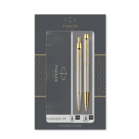 Подарочный набор: IM Core Black GT - ручки перьевая и шариковая PARKER 2093216