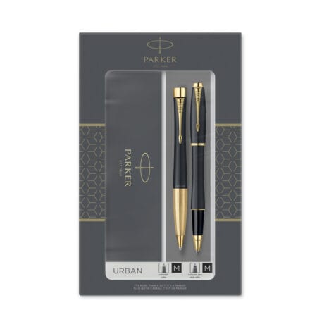 Подарочный набор: Jotter Core Stainless Steel CT - ручка шариковая и механический карандаш PARKER 2093256