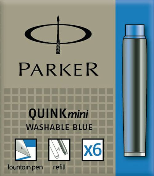 Чернильные мини картриджи PARKER S0767240