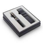 Набор: перьевая ручка Parker Sonnet Black GT + чехол 2121710