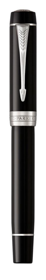 Перьевая ручка Parker Duofold Classic Black CT Centennial Fountain Pen, F 7