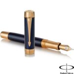 Перьевая ручка Parker Duofold Prestige Centennial, Blue Chevron GT Foutain Pen Fine, F 5