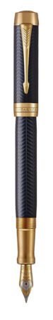 Шариковая ручка Parker Duofold Prestige Blue Chevron GT, M