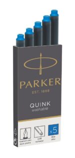 Чернильный картридж для перьевой ручки Parker, синий 1950383