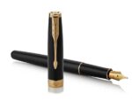 Набор: перьевая ручка Parker Sonnet Black GT + чехол 2121710 2