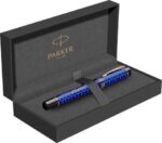 Ручка перьевая Parker Duofold 100th Anniversary LE, Blue GT, F 6