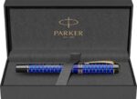 Ручка перьевая Parker Duofold 100th Anniversary LE, Blue GT, F 9