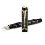 Ручка перьевая Parker Duofold 100th Anniversary LE, Black GT, F 16