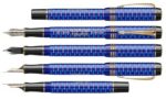 Ручка перьевая Parker Duofold 100th Anniversary LE, Blue GT, F 11