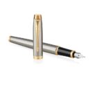 Набор Parker: Перьевая и Шариковая ручка Parker IM Core Brushed Metal GT 9