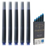 Картридж с смываемыми чернилами для перьевой ручки Parker "Cartridge Quink", Washable Blue, упаковка из 5 шт. в блистере 3
