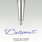 Стержень для шариковой ручки Z08 в блистере QuinkFlow Premium, размер: тонкий, цвет: Blue 5