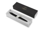 Подарочный набор: Шариковая ручка Parker Jotter XL SE20 Monochrome в подарочной упаковке, цвет: Black, стержень: Mblue и Ежедневник недатирован 7