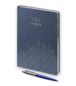 Подарочный набор: Шариковая ручка Parker Jotter K60 и Ежедневник недатированный, синий 3