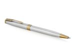Подарочный набор: Ежедневник недатированныйи Шариковая ручка Parker Sonnet K527 цвет: St. Steel GT 3