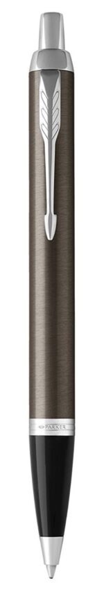 Подарочный набор: Шариковая ручка Parker IM Metal Core Dark Espresso CT и Ежедневник недатированный А5 коричневый 2