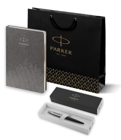 Набор из 2х ручек Parker Jotter шариковая ручка Royal Blue CT и гелевая ручка Stainless Steel CT в блистерной упаковке