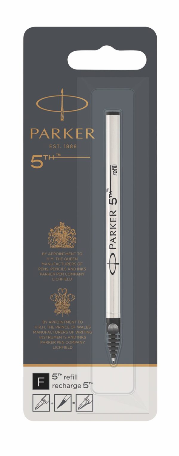 Стержень для ручки Parker 5th INGENUITY чёрный, F в блистере.