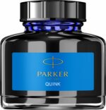 Флакон с чернилами Parker Bottle Quink синие, смываемые 2