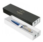 Шариковая ручка Parker Jotter SE 135 Lacquer Blue St.Steel GT, стержень: M, цвет чернил : blue, в подарочной упаковке 6