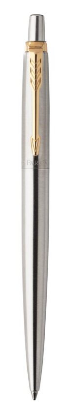 Подарочный набор: Шариковая ручка Parker Jotter Essential, St. Steel GT и Ежедневник  недатированный, коричневый 2