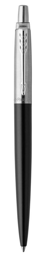 Подарочный набор: Шариковая ручка Parker Jotter Essential, Satin Black CT и Ежедневник  недатированный, серый 2