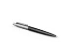 Подарочный набор:  Шариковая ручка Parker Jotter Essential, Satin Black CT и Ежедневник недатированный, черный срез, черный. 7