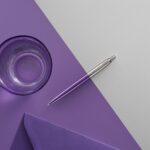 Шариковая ручка Parker "Jotter Victoria Violet Chrome CT", стержень:M, цвет чернил: blue в подарочной блистерной упаковке 5