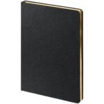 Подарочный набор: Шариковая ручка Parker Jotter Essential, Royal Blue CT, стержень: Mblue и Ежедневник недатированный черный с золотистым срез 6