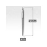 Подарочный набор: Шариковая ручка Parker Jotter Essential, St. Steel СT, стержень: Mblue и Ежедневник недатированный черный 11
