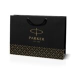 Подарочный набор: Ручка перьевая Parker Jotter Stainless Steel GT и Ежедневник недатированный черный с золотистым срезом 4
