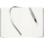 Подарочный набор: Ручка перьевая Parker Jotter Stainless Steel GT и Ежедневник недатированный черный с золотистым срезом 8