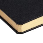 Подарочный набор: Ручка перьевая Parker Jotter Stainless Steel GT и Ежедневник недатированный черный с золотистым срезом 10