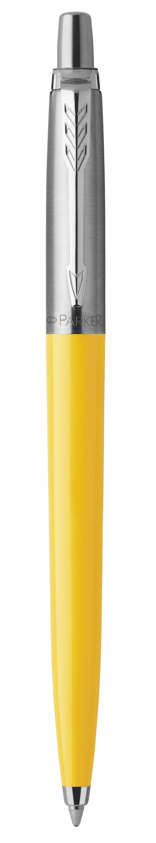 Шариковая ручка Parker Jotter Originals Yellow Chrome CT, стержень: Mblue в подарочной упаковке