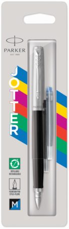 Шариковая ручка Parker Jotter K160, цвет: Black/GT, стержень: M, цвет чернил: blue, в подарочной упаковке.