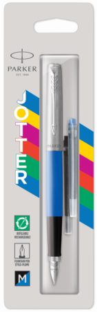 Шариковая ручка Parker Jotter K160, цвет: Blue/GT, стержень: M, цвет чернил: blue, в подарочной упаковке.