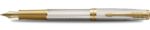 Перьевая ручка Parker Sonnet Silver Mistral GT, перо: F, цвет чернил: black, в подарочной упаковке 3