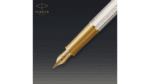 Перьевая ручка Parker Sonnet Silver Mistral GT, перо: F, цвет чернил: black, в подарочной упаковке 7