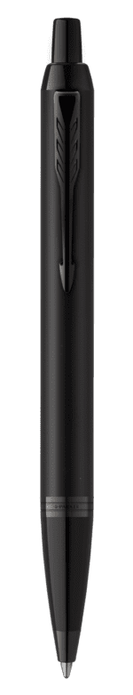 Подарочный набор Parker: черный ежедневник и черная шариковая ручка Parker IM Black Edition, цвет чернил синий 2