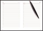 Подарочный набор: Шариковая ручка Parker  Jotter XL SE20 Monochrome в подарочной упаковке, цвет: Black, стержень: Mblue и Ежедневник синий недатирован 10