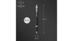 Подарочный набор: Шариковая ручка Parker IM Mat Black CT и Ежедневник недатированный А5 черный 10