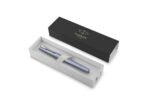 Ручка-роллер Parker Vector XL Silver Blue CT, цвет чернил black, стержень: F, в подарочной упаковке. 2