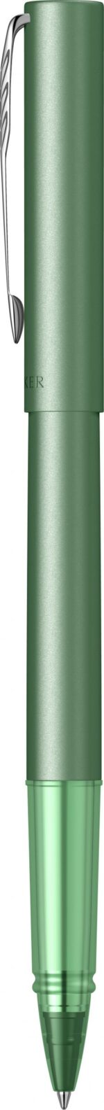 Ручка-роллер Parker Vector XL Green CT, цвет чернил black, стержень: F, в подарочной упаковке. 6