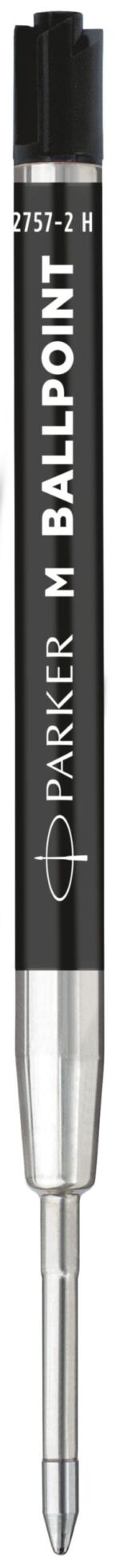 Стержень шариковый объемный Parker чёрный M, 2шт., блистер 2