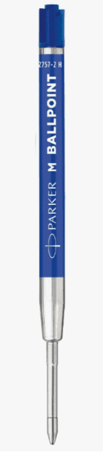 Стержень шариковый объемный Parker синий, 2шт., блистер 2