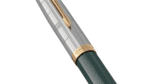 Перьевая ручка Parker 51 Premium Forest Green GT, перо: F чернила: Black,Blue, в подарочной упаковке. 6