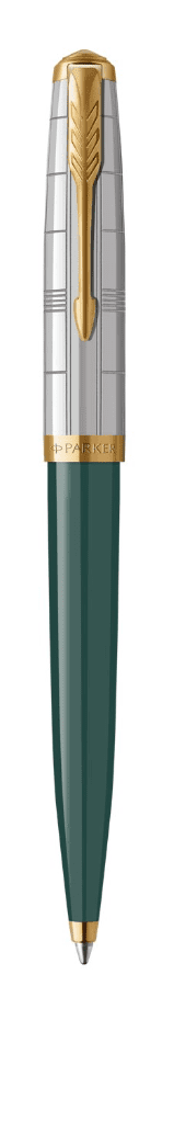Шариковая ручка Parker 51 Premium Forest Green GT стержень: M, цвет чернил: black, в подарочной упаковке.
