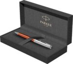 Шариковая ручка Parker Sonnet Essentials Orange SB Steel CT, цвет чернил black, перо: M, в подарочной упаковке. 2