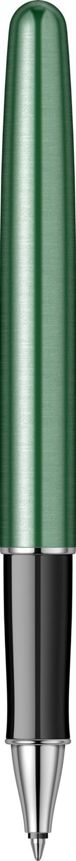 Ручка-роллер Parker Sonnet Essentials Green SB Steel CT, цвет чернил black, перо: F, в подарочной упаковке. 8